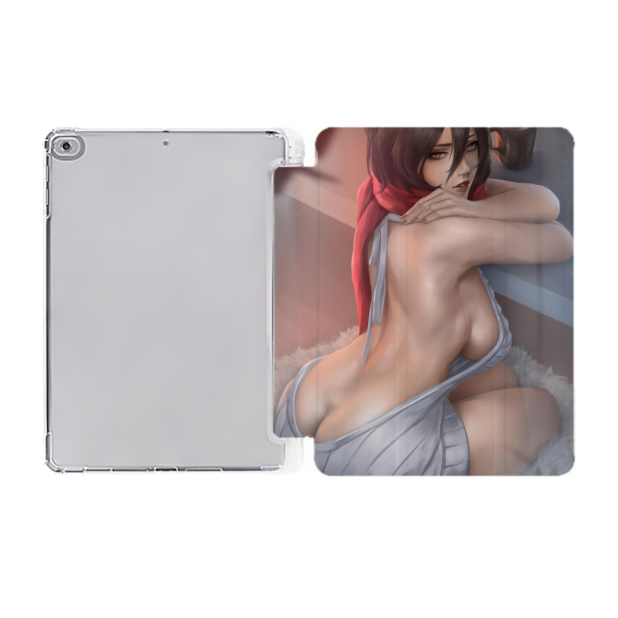 （画像用） 進撃の巨人 Attack on Titan IPad ケース ペン収納付き 三つ折りスタンド PUレザー×シリコン 対応機種9.5/10.5/10.9インチ